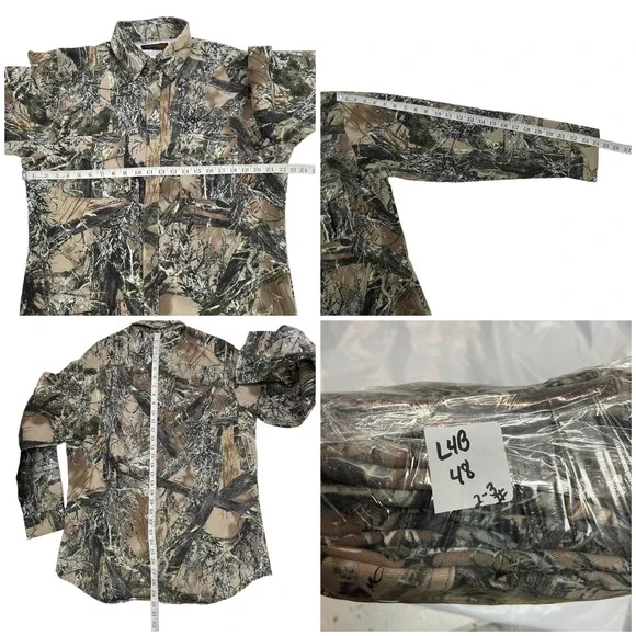 2 Pc True Timber Camo Mens Hunting Outfit Shirt/Pants True Timber Soft Med 36" - Picture 12 of 12